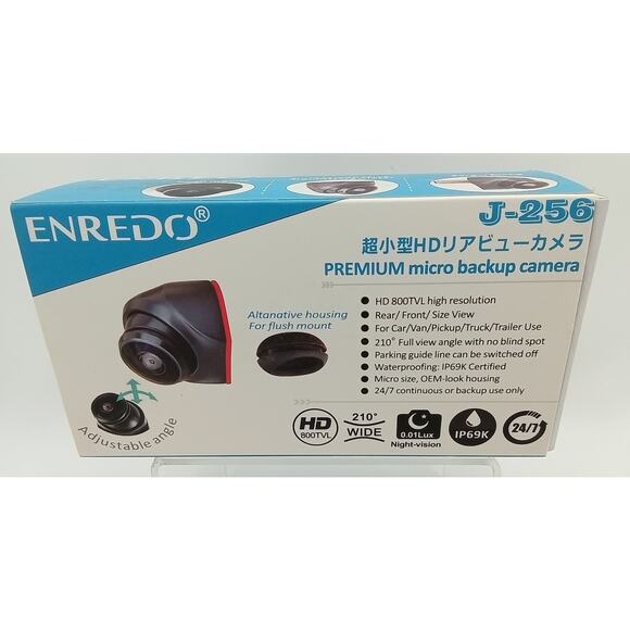 Back Up Micro Camera ENREDO J-250 HD 800TVL/Night Vision for Autos - Picture 3 of 6